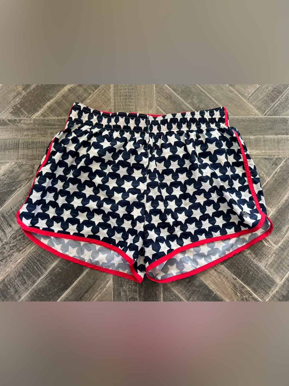 Victoria’s Secret VSX Sport Running Shorts - Size M - Patriotic Red, White, Blue
